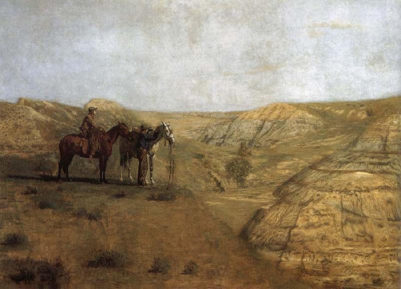 Thomas Eakins Rancher at the desolate field Norge oil painting art